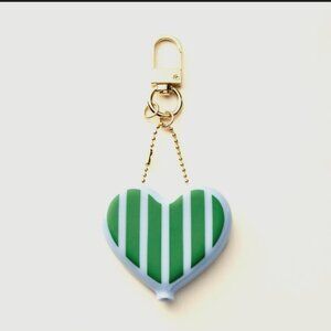 Kate Spade x Target Heart Coin Purse Key Fob Chain Keychain Bag‎ Charm